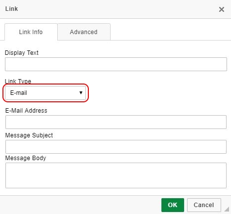 SiteApex setup link to email address