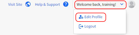 SiteApex10 Edit Profile