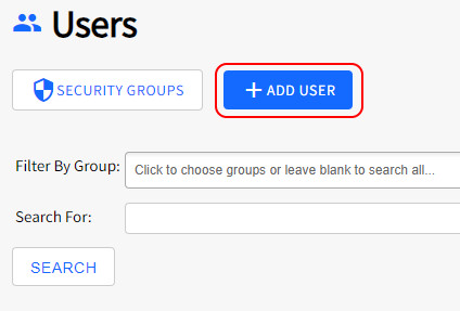 SiteApex 10 Add User