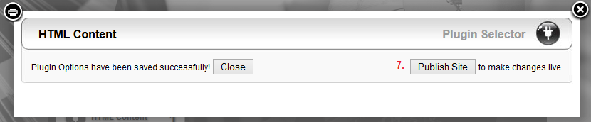 Publishing Template Plugin Changes